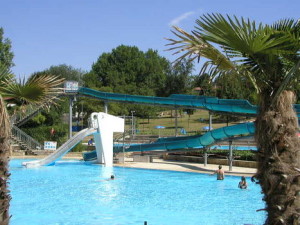 Rutsche im Freibad Müllheim